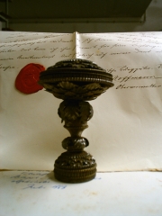 Petschaft mit Siegel